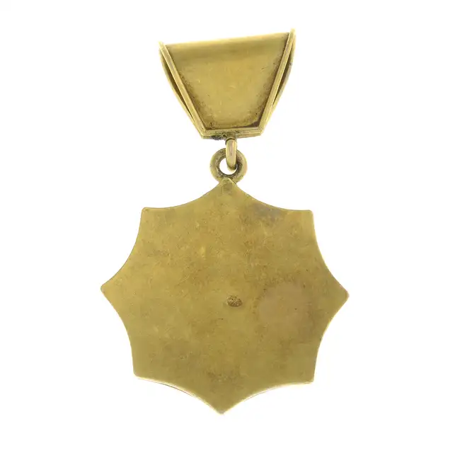 Late Victorian micro mosaic pendant