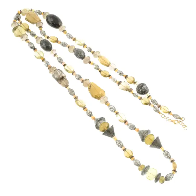 Multi-gem necklace