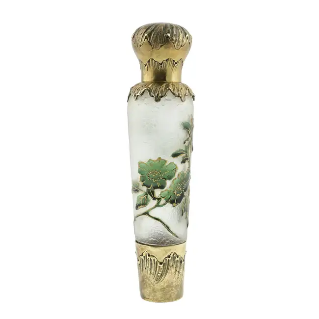 Silver gilt and cameo Absinthe bottle