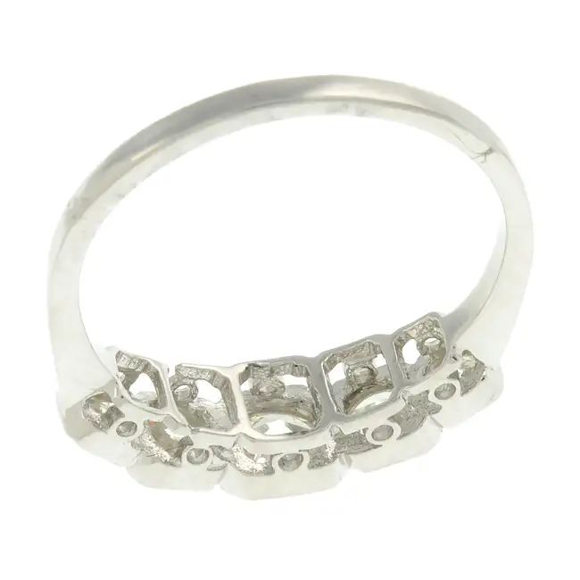 Diamond five-stone ring