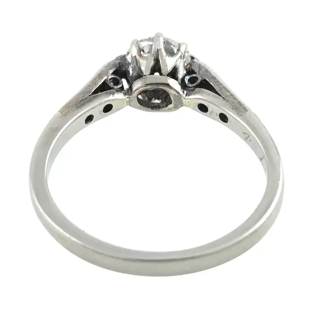 Early 20th century diamond single-stone ring