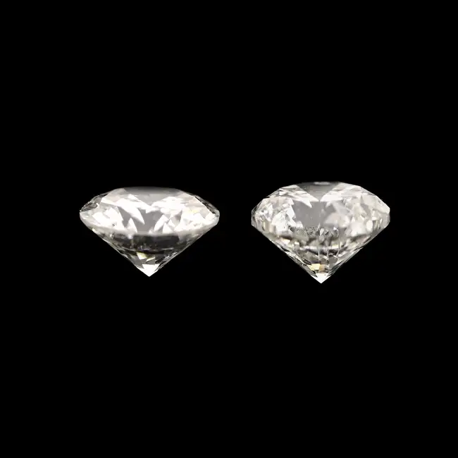 Two brilliant-cut diamonds, 0.64ct