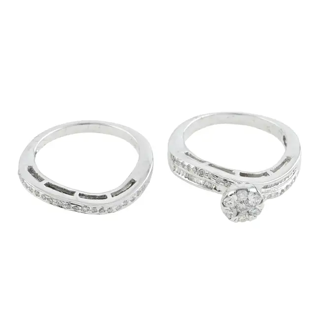 Two diamond rings