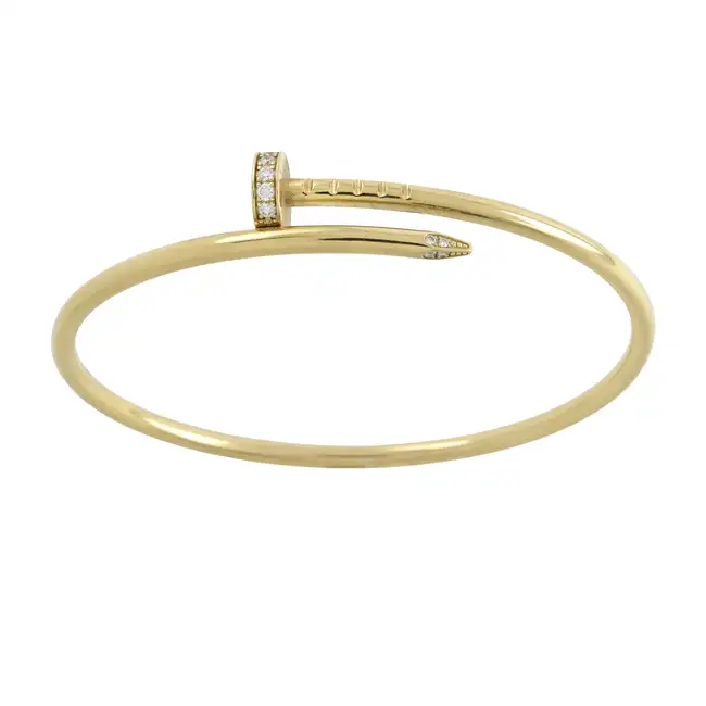 Diamond 'Juste un Clou' bangle, by Cartier