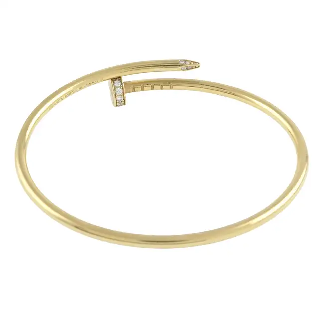 Diamond 'Juste un Clou' bangle, by Cartier