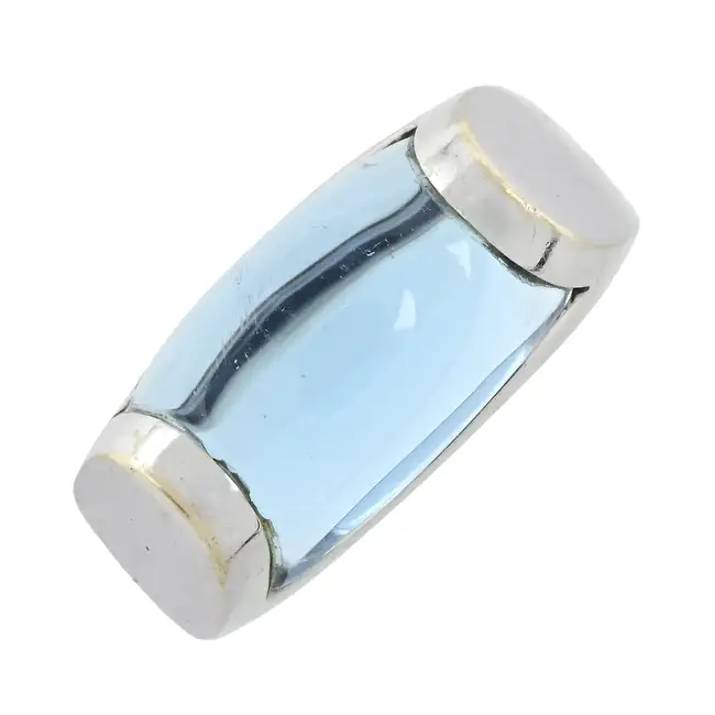 Blue topaz 'Tronchetto' ring, by Bulgari
