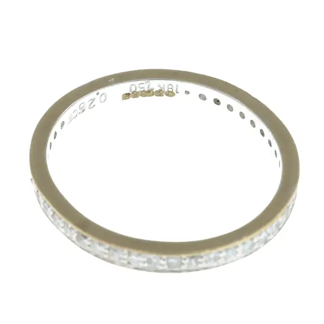 18ct gold diamond full eternity ring