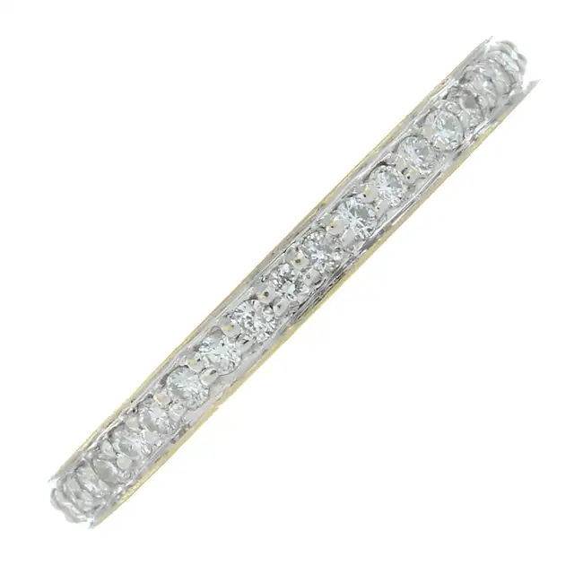 18ct gold diamond full eternity ring