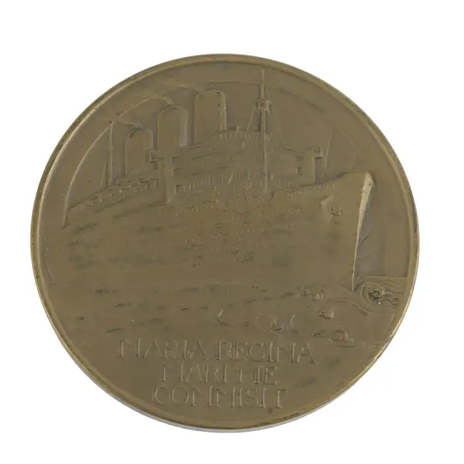 RMS Queen Mary maiden voyage 1936, bronze medal