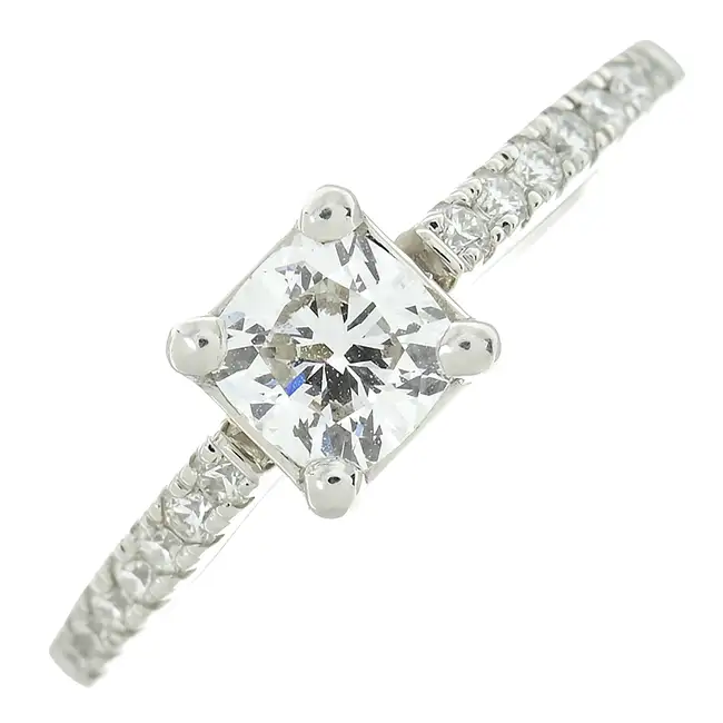 Platinum diamond ring