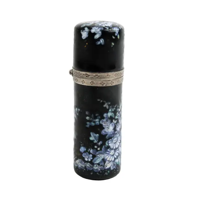 Enamelled scent bottle