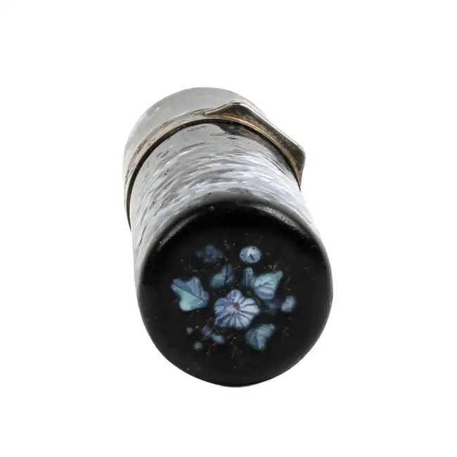 Enamelled scent bottle