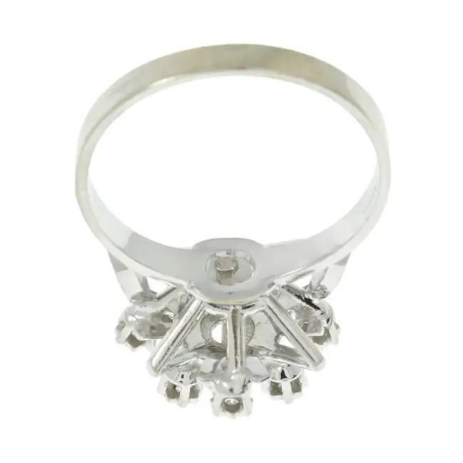 18ct gold diamond dress ring