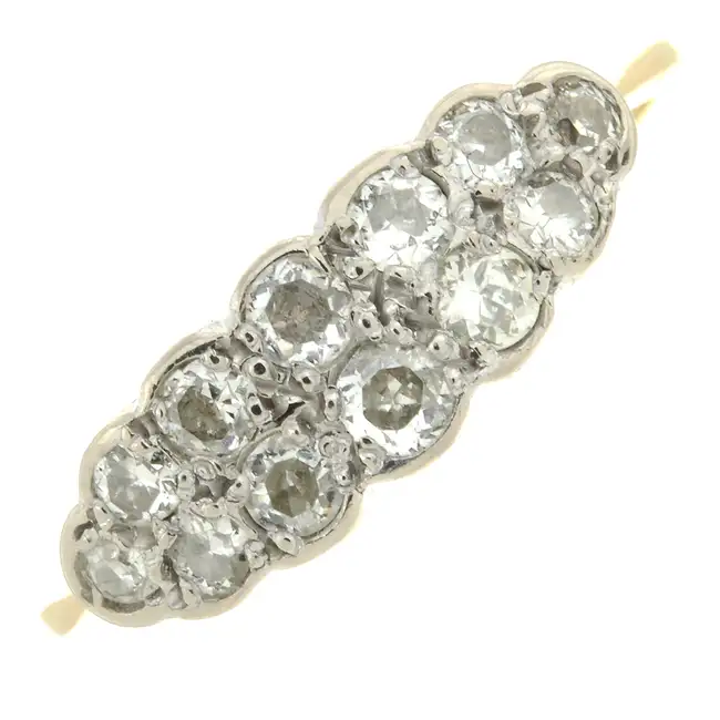 Mid 20th century diamond dress ring