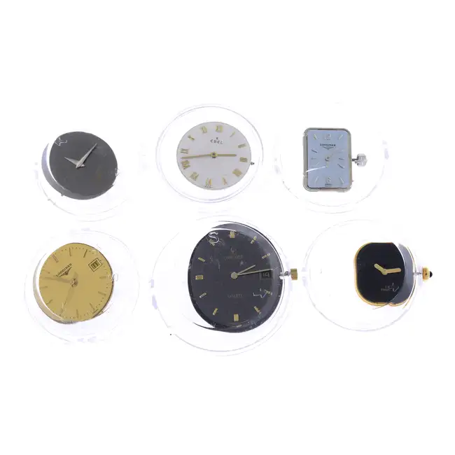 Six watch movements