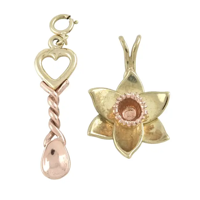 Two pendants, by Clogau