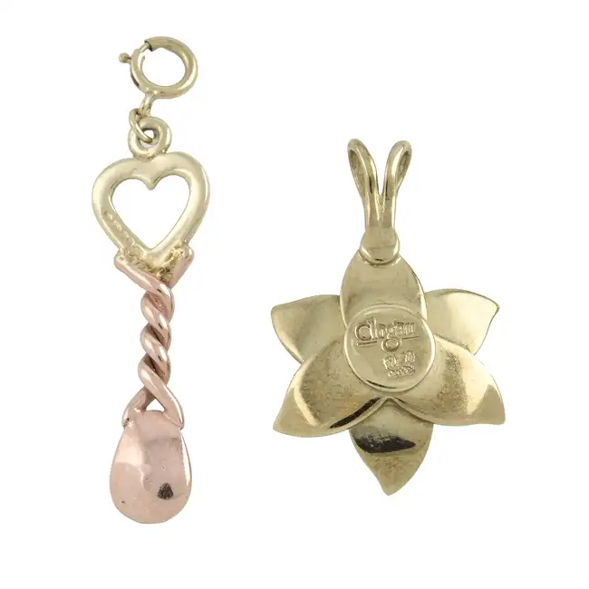 Two pendants, by Clogau