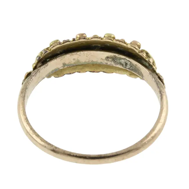 Late 19th century emerald & diamond ring