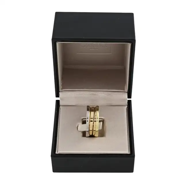 Tricolour 'B.Zero1' ring, by Bulgari