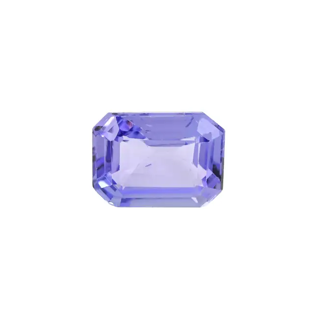 Rectangular-shape tanzanite, 3.36ct