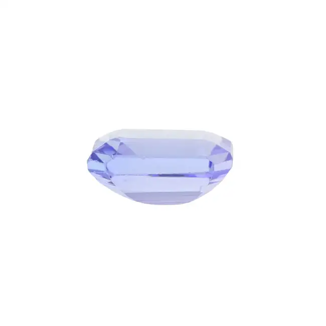 Rectangular-shape tanzanite, 3.36ct