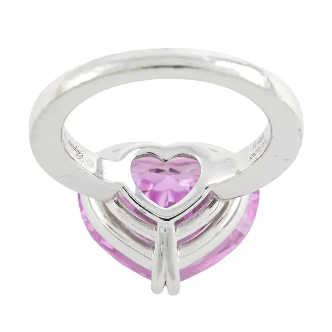 18ct gold diamond pink 'So Happy' ring, by Chopard