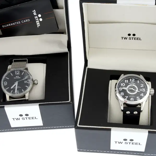 Four T.W. Steel watches