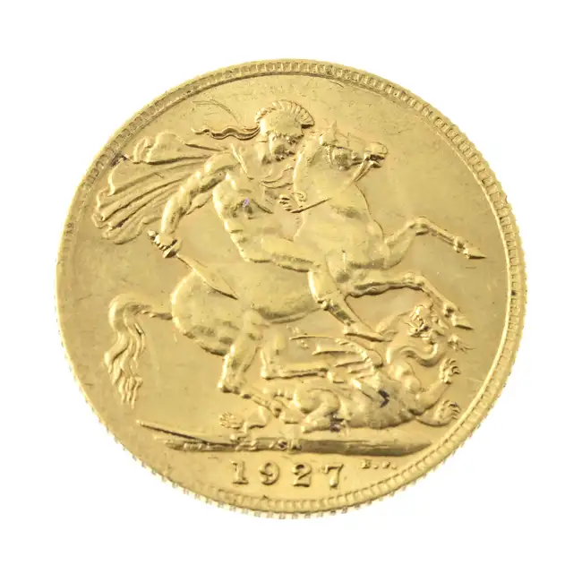 George V, Sovereign 1927 SA