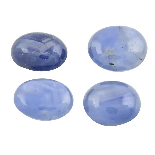 Four sapphire cabochons, 18.65ct