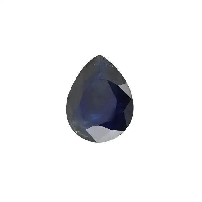 Pear-shape sapphire, 3.78ct. With report