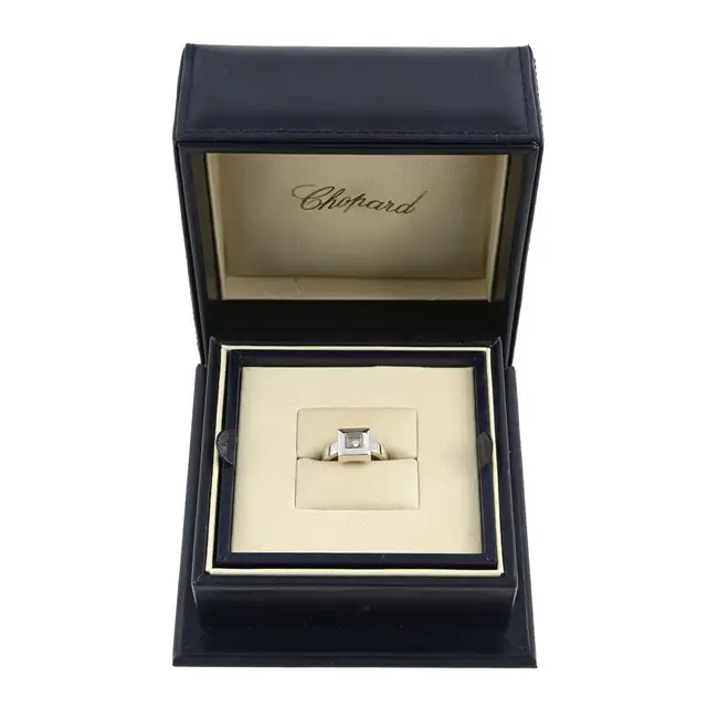 18ct gold 'Happy Diamonds' ring, by Chopard