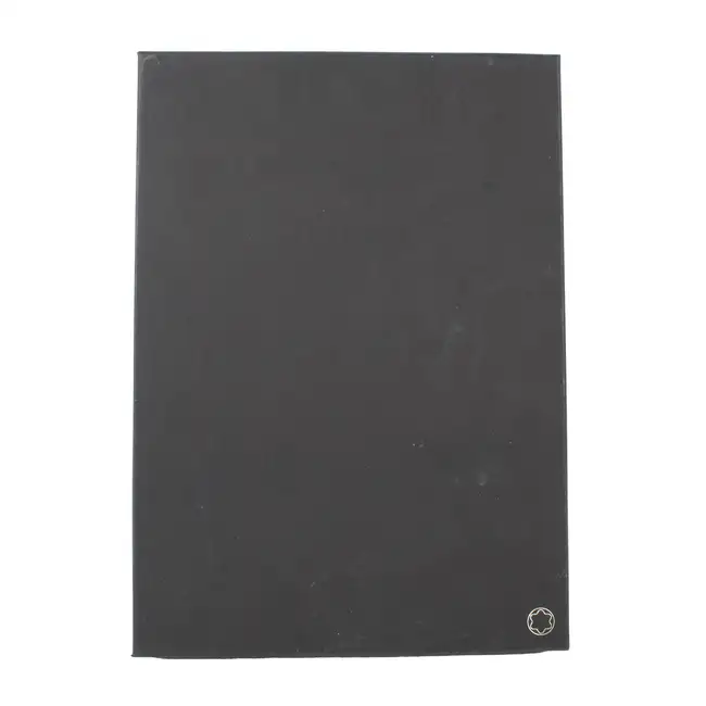 Montblanc black leather and plastic tablet case