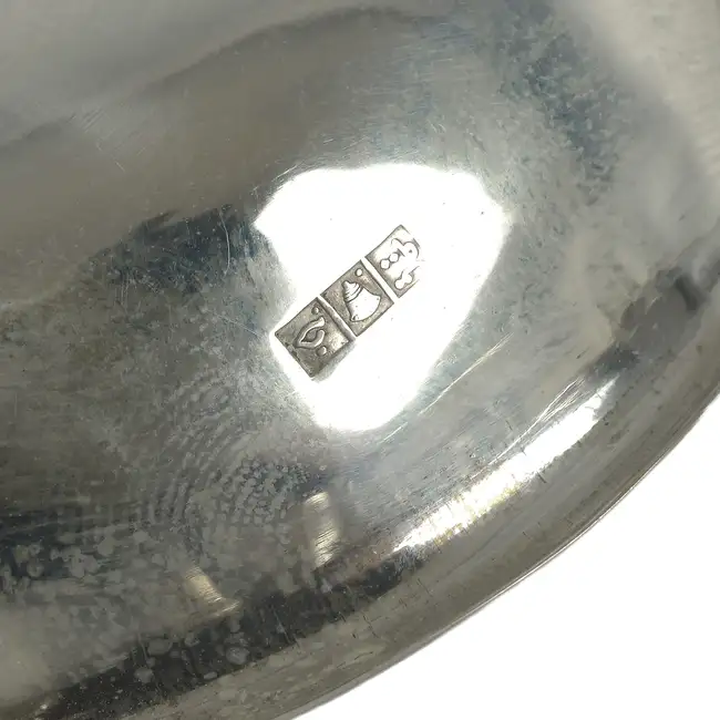 Four Egyptian silver small dishes (4)