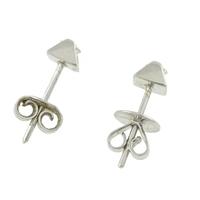 Diamond stud earrings