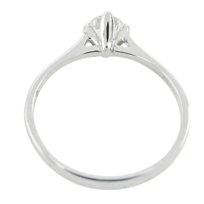 9ct gold diamond single-stone ring