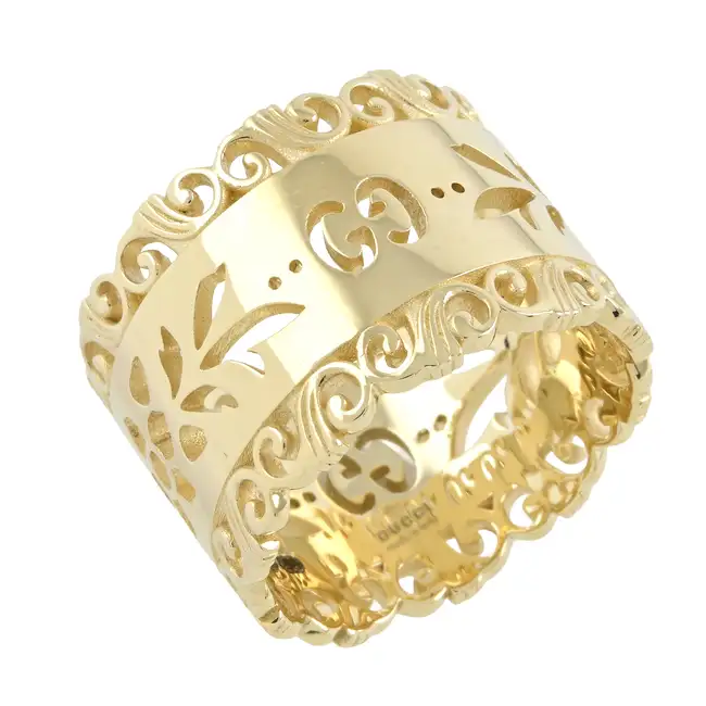 18ct gold 'Icon Blooms' ring, by Gucci