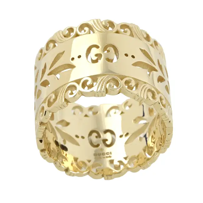 18ct gold 'Icon Blooms' ring, by Gucci
