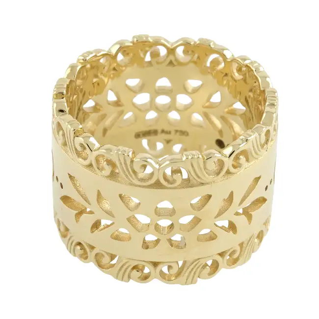18ct gold 'Icon Blooms' ring, by Gucci