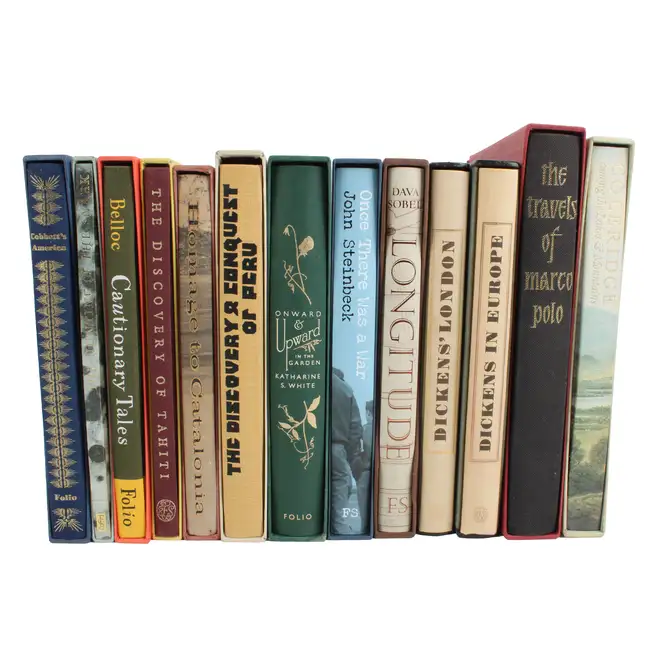 Thirteen Folio Society books