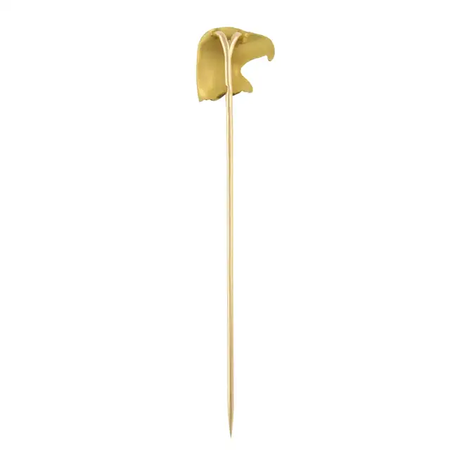 Late 19th century ruby eagle stickpin