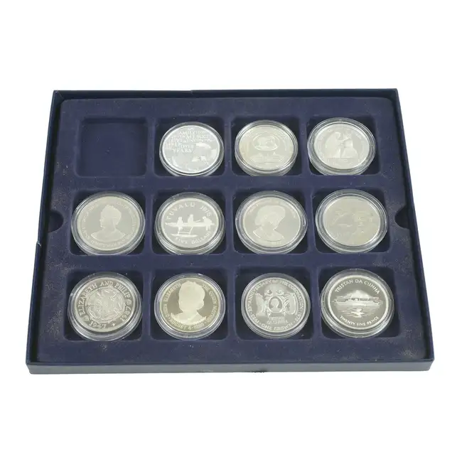 Elizabeth II - Twelve Silver Commemorative Proof Coins