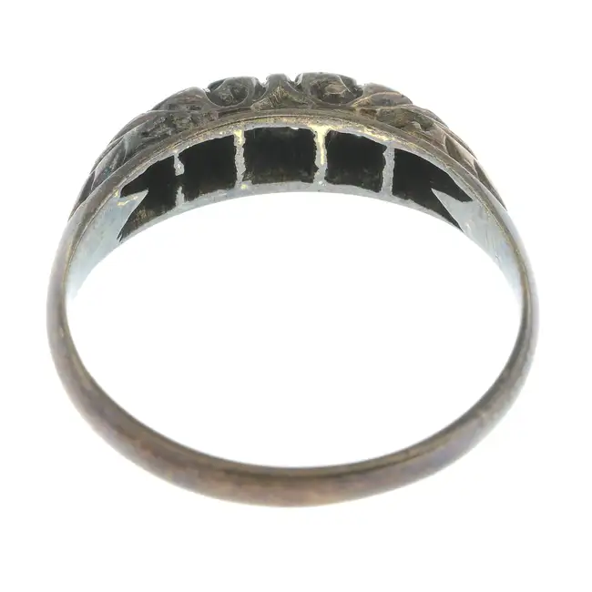 Mid 20th century diamond five-stone ring