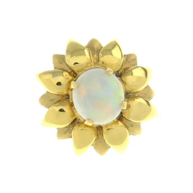 Opal floral spacer