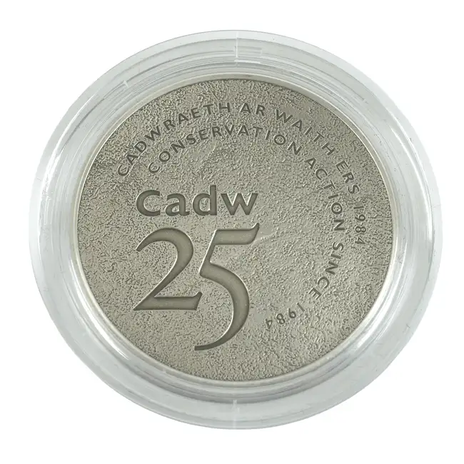 Wales, Cadw, 25th Anniversary 2009 silver medal