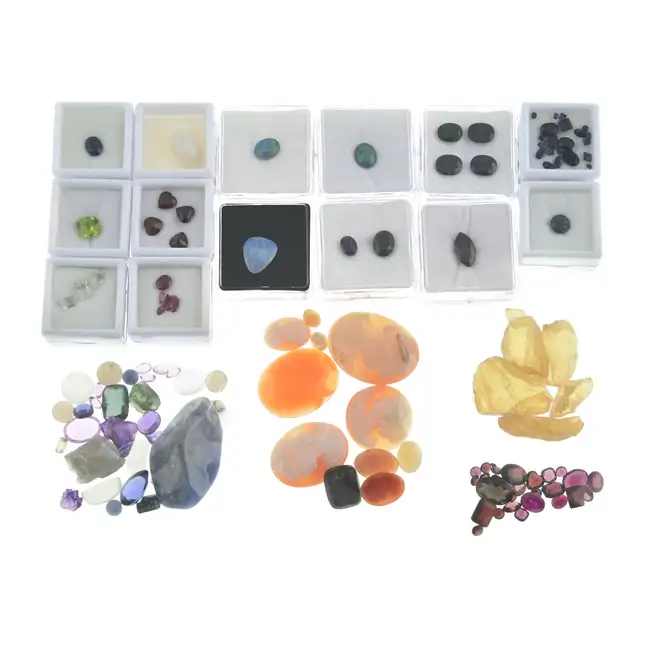 Assorted gemstones, 206.60g