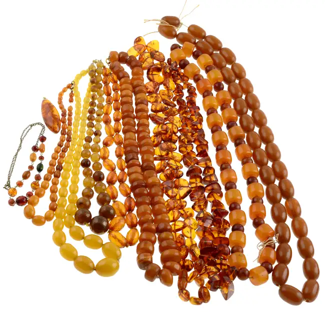Selection of plastic & gem jewellery