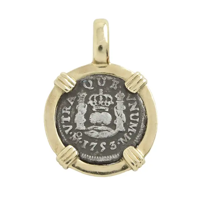 Facsimile coin pendant
