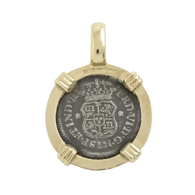 Facsimile coin pendant