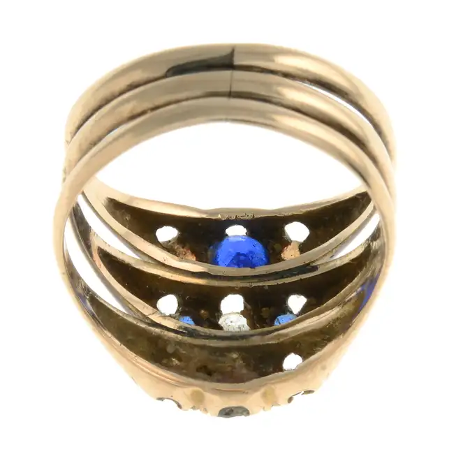 Gem-set ring