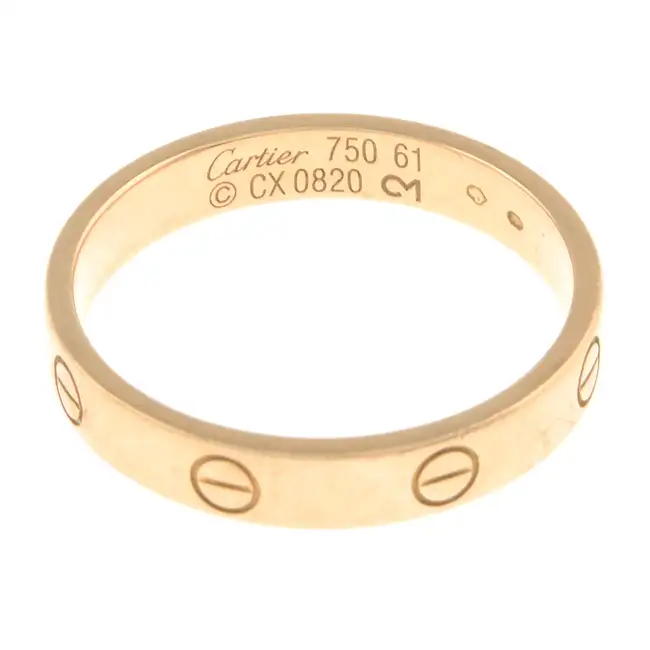 18ct gold 'Love' ring, by Cartier